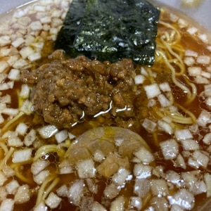 カレーリメイク☆節約カレーラーメン